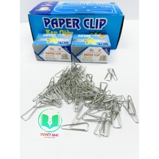 Hộp nhỏ 75 cái kẹp giấy g62 gstar, kẹp tam giác, kẹp chữ a