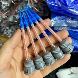 Đầu trộn keo 2 thành phần Loại chuẩn | Có đầu bơm xanh bán lẻ