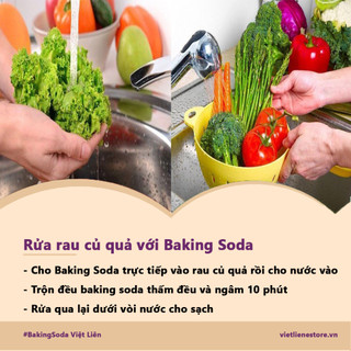 Combo 2: Bột Đa Năng Arm&Hammer Baking Soda 500g Scratchless Cleaning