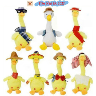  Đồ Chơi Vịt Bông Biết Nhảy Múa Biết Hát Nhại Giọng Nói Của Bé Sạc USB Quà Tặng Độc Lạ Tiệm Nhà Sóc 