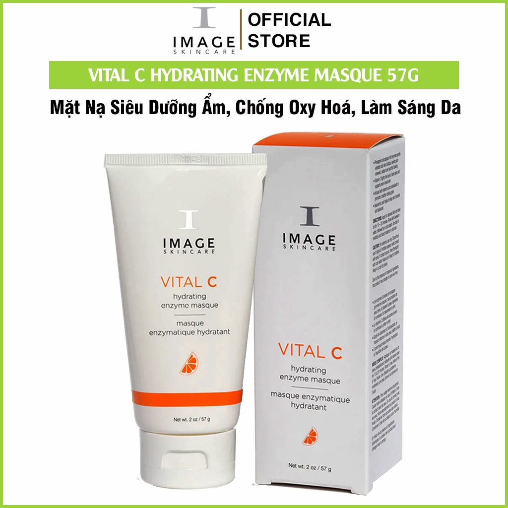 Mặt Nạ Siêu Dưỡng Ẩm, Chống Oxy Hoá, Làm Sáng Da - IMAGE  Vital C Hydrating Enzyme Masque 57g