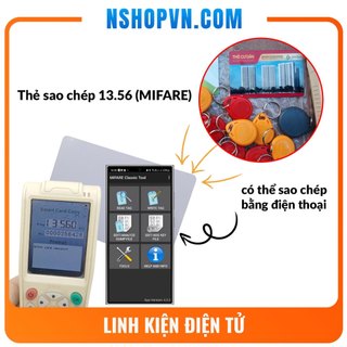 Thẻ rfid mifare sao chép 13.56mhz