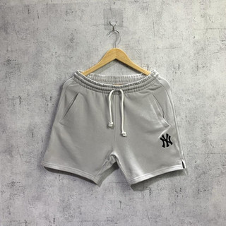 Quần Short New era chính hãng màu xám tan chữ NY New York Yankees - Tiệm Của Diệu
