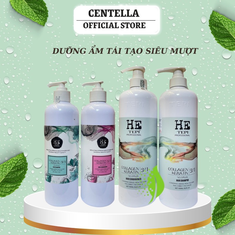 [SỈ] [CHÍNH HÃNG] Cặp dầu gội xả HE Tepi 1000ml*2