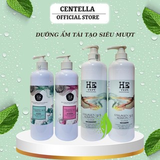 Cặp dầu gội xả he tepi 1000ml*2