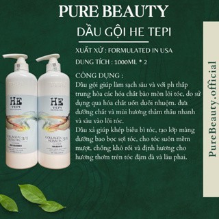 [SỈ] [CHÍNH HÃNG] Cặp dầu gội xả HE Tepi 1000ml*2