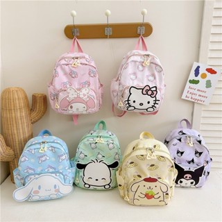  Balo Mầm Non Balo Tiểu Học 1-10 Tuổi Họa Tiết Kuromi Melofy Hello Kitty Xinh Xắn Dễ Thương Chống Nước 