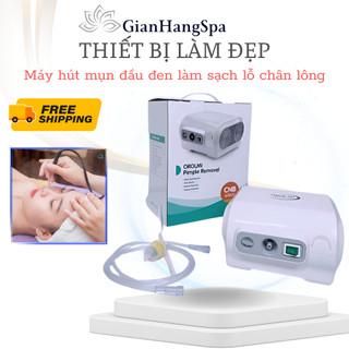 Máy hút mụn đầu đen làm sạch lỗ chân lông kèm 5 đầu hút chuyên dụng Pimple Removal hút dầu bã nhờn
