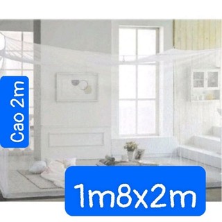 Mùng ngủ, Màn tuyn loại 1m8 x 2m màu trắng chống muỗi