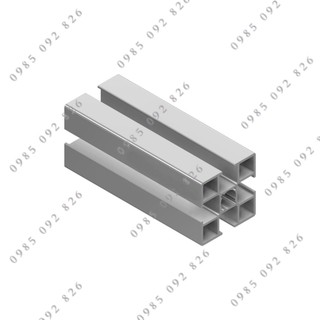 Nhôm định hình 40x40 (LWA-4404811100) - Miễn phí cắt theo kích thước yêu cầu.