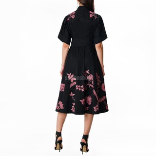 ĐẦM MIDI T3D FLORAL WRAP