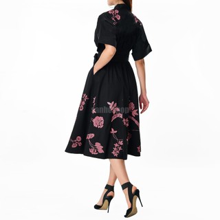 ĐẦM MIDI T3D FLORAL WRAP