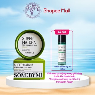 Mặt Nạ Đất Sét Trà Xanh Giúp Làm Sạch, Thu Nhỏ Lỗ Chân Lông Some By Mi Super Matcha Pore Clean Clay Mask 100g