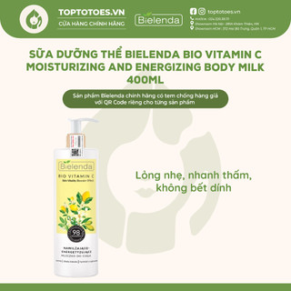 Dưỡng thể trắng da Bielenda Bio Vitamin C dưỡng ẩm, làm sáng mịn da