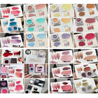  Gel đặc màu kem omber móng  làm nền trang trí móng tay 