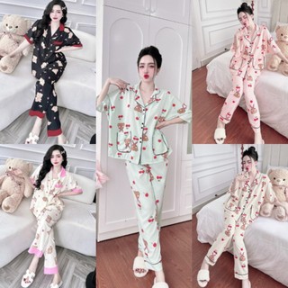 Đồ ngủ đồ bộ ngủ nữ dài cánh dơi lụa nhật bigsize 50-85kg pyjama đồ bộ mặc nhà from cánh dơi