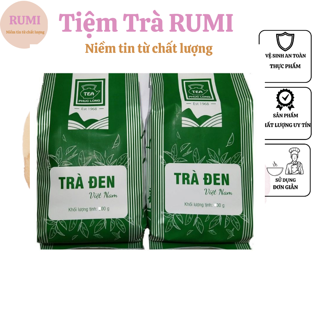 Trà đen Phúc Long pha trà sữa siêu ngon 500gr