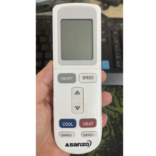 Remote Điều Khiển Điều Hòa Máy Lạnh Asanzo 1&2 Chiều Inverter Mở Nắp Hàng Mới 100% bh 1 tháng