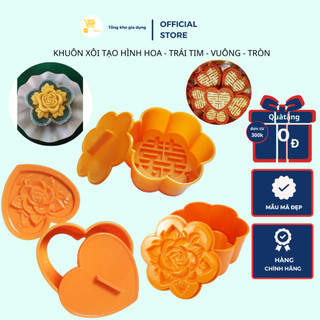 Khuôn Ép Xôi Tạo Hình Hoa - Tim - Vuông - Tròn - Khuôn Xôi Nhựa Vĩnh Trường Đủ Size Cao Cấp MTA-MART
