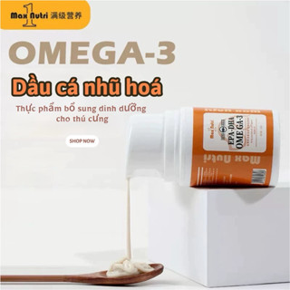 Dầu cá nhũ hoá biển sâu bổ sung dinh dưỡng cho chó mèo bổ sung OMEGA-3 , DHA+EPA và rất nhiều loại VITAMIN khác
