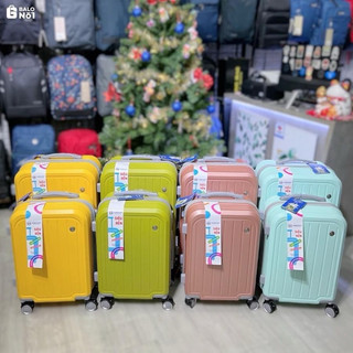 Vali nhựa ABS Uzo 222 vali kéo du lịch cao cấp Hùng Phát size 20 inch chính hãng