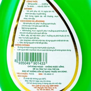 Dung dịch vệ sinh Gynofar Pharmedic 250ml -500ml