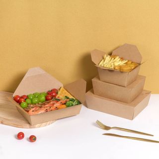 SET 10 HỘP TAKE AWAY NẮP LIỀN CHỮ NHẬT / 2142.020