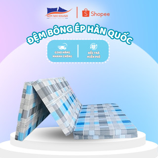 [ Tặng Gối ] Đệm Bông Ép Hàn Quốc Giá Siêu Rẻ - Giao Ngay Trong Ngày