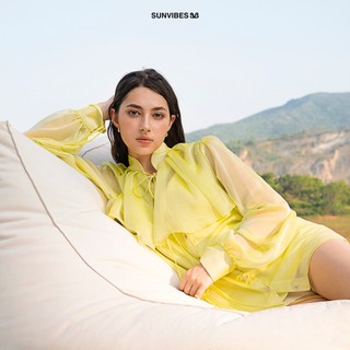 Sunvibes set áo tơ bèo cao cấp kèm váy 2 dây lụa mặc mùa hè, mát mẻ, đi chơi sang chảnh ,style Âu Mỹ