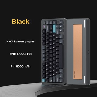 (sẵn) Bàn phím cơ Furycube F75 - Khung nhôm CNC núm xoay cao cấp 3 chế độ kết nối, RGB, mạch xuôi, tạ đáy