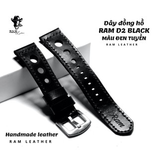 Dây Đồng Hồ Handmade RAM Leather  Siêu bền 20mm