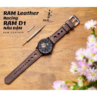 Dây Đồng Hồ Handmade RAM Leather  Siêu bền 20mm
