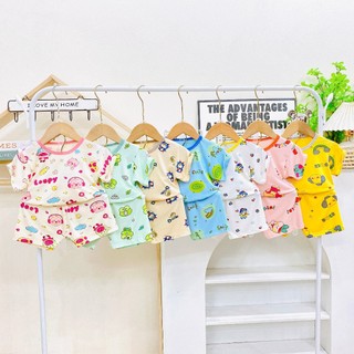 Đồ bộ cho bé ngắn tay hình [Siêu cưng] Bộ ngắn ba lỗ THUN LẠNH quần áo trẻ em bộ hè cộc tay quân đùi