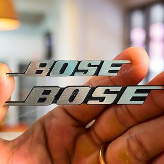 Tem loa bose nhôm - logo loa bose dán amply và loa