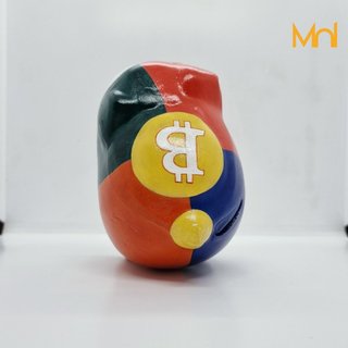 HEO ĐẤT Handmade - VÔ DIỆN BITCOIN, SIMPSON (Quà Tặng Độc Đáo)