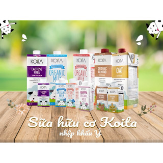Hàng có sẵn - Thùng sữa hữu cơ Koita 1L