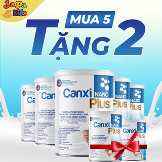    Combo 5 tặng 2   Sữa Bột Canxi Nano Gold 400g bổ sung dinh dưỡng,chống loãng xương Fotecpham chính hãng Japa Kids 