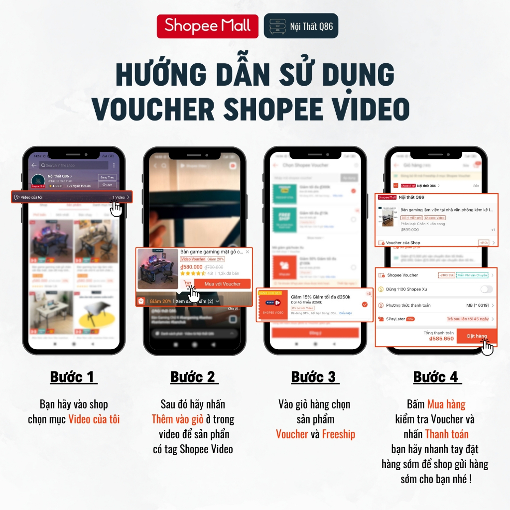 Bàn gaming làm việc tại nhà văn phòng kèm kệ lửng NỘI THẤT Q86 mặt gỗ 1m2, 1m4 chân sắt 4x4cm sơn tĩnh điện | BigBuy360 - bigbuy360.vn