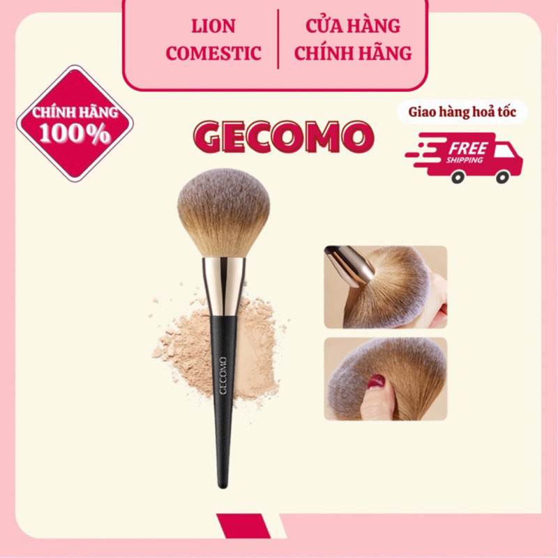 [Gecomo] Cọ Phủ Phấn Chuyên Nghiệp Siêu Mềm