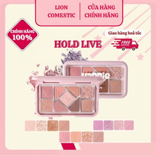 HOLD LIVE -[9 ô] Phấn Mắt 9 Ô Hold Live Happie (HL630) Lấp Lánh Tự Nhiên Lâu Trôi