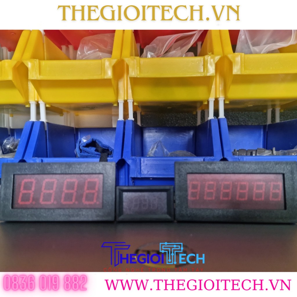 Màn hình hiển thị LED 7 Đoạn với Giao Tiếp RS485, Hỗ Trợ PLC và Giao Thức MODBUS-RTU Có Thể Điều Chỉnh - Rs485,0'56