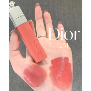 Fullsize son dior addict lip tint tatoo - 251 natural peach - cam đào