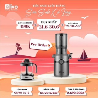 Máy ép chậm olivo sj240 - ép nguyên quả