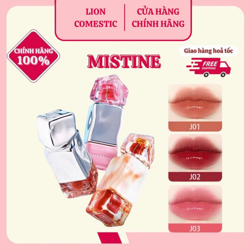 Son Thạch Mistine Son Bóng Dưỡng Mềm Môi Lâu Trôi