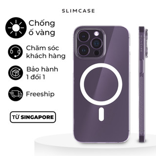 Ốp lưng điện thoại siêu mỏng SLIMCASE UNIQUE 1 trong suốt không ố vàng cho iP 14 series