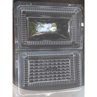 100 hộp nhựa đựng bánh chữ nhật h25 - 700 gram