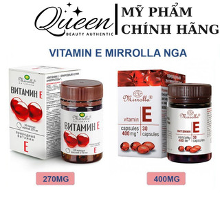 Vitamin e đỏ nga mirrolla 270mg viên uống zentiva 400mg