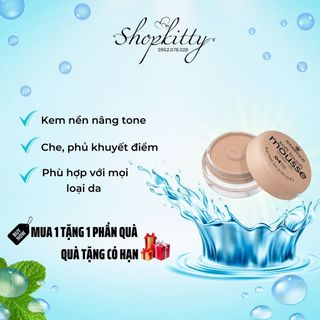 [𝐓𝐚̣̆𝐧𝐠 𝐦𝐚́𝐲 𝐦𝐚𝐬𝐬𝐚𝐠𝐞𝐫 𝐦𝐚̣̆𝐭] Phấn tươi Mousse Đức 4 trong 1 vừa làm lót, nền, phủ, che khuyết điểm ( cam kết chính hãng)