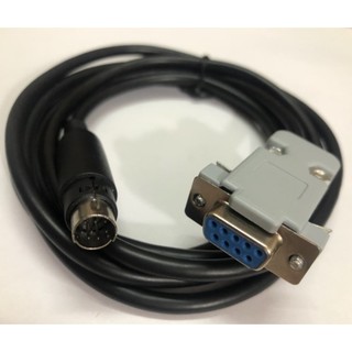 Cáp Lập Trình PLC Mitsubishi FX Series đến HMI GOT Series GT01-C3R4-8P, FX-50DU-CAB0 Cable MD8 Male to DB9 Male dài 1.8M