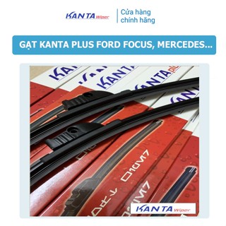 Gạt mưa Kanta Plus K668 Ford Focus  - Gạt mưa CAO CẤP chân đa năng - Chân Zin theo xe cho Ford Focus các năm